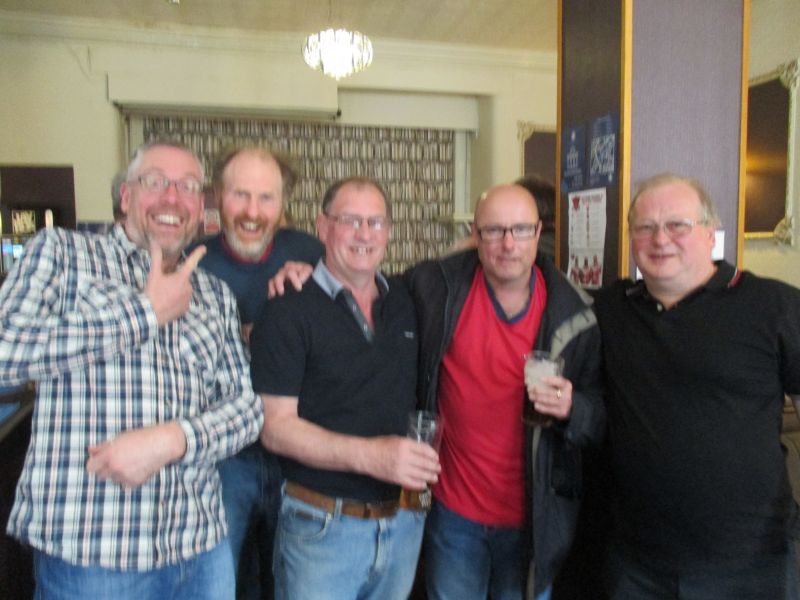 Gareth Robinson, Brian Bailey, Tom Hutchinson, Karl Highcock and Graham Whiteside